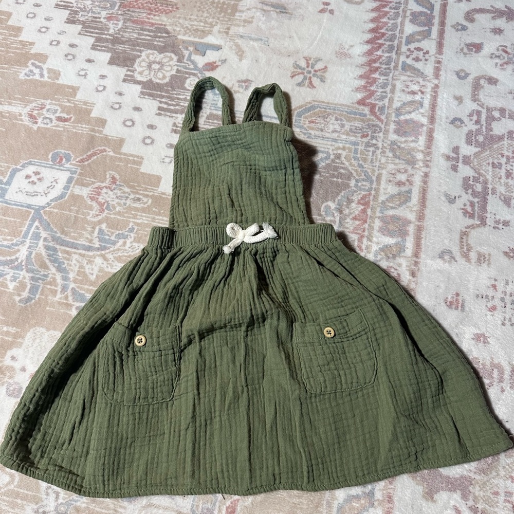 Wonder Nation Green Kids Casual Dress